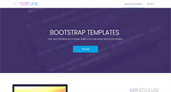 Desktop Screenshot of gettemplate.com