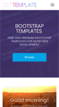 Mobile Screenshot of gettemplate.com