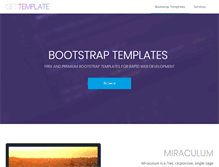Tablet Screenshot of gettemplate.com